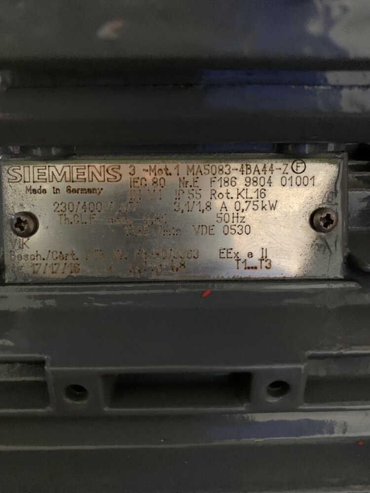 Siemens 1MA5083-4BA44-Z