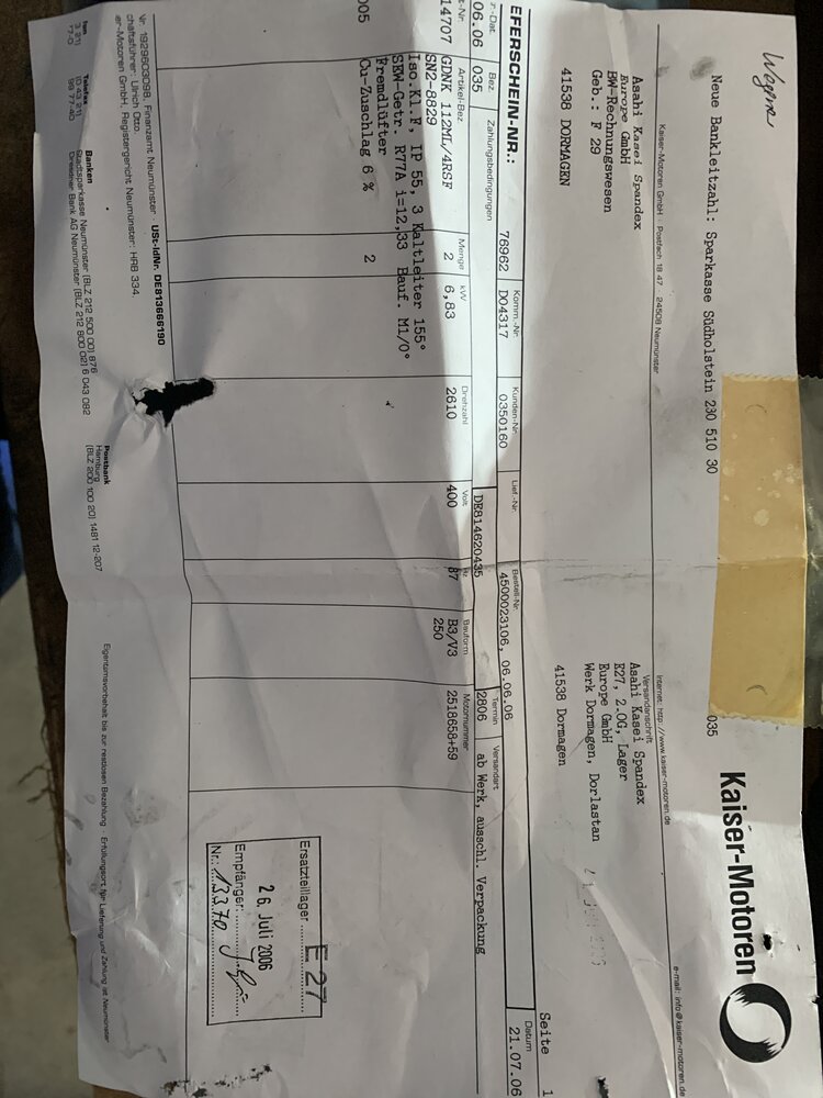 Kaiser+SEW Мотор: GDNK112ML/4RSF;  Редуктор: R77/A - Bild 3