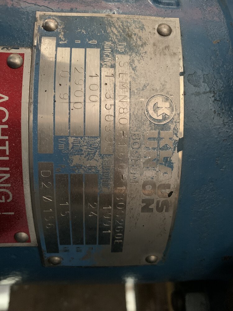 Klaus Union SLMN 80-160-130S2G0E