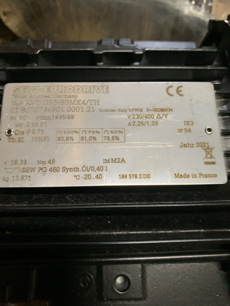 SEW WA30/T DRN80MK4/TN