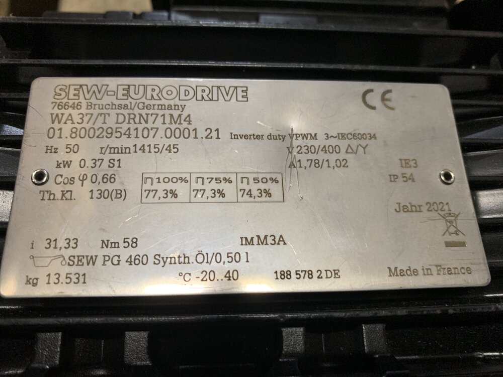 SEW WA37/T DRN 71M4