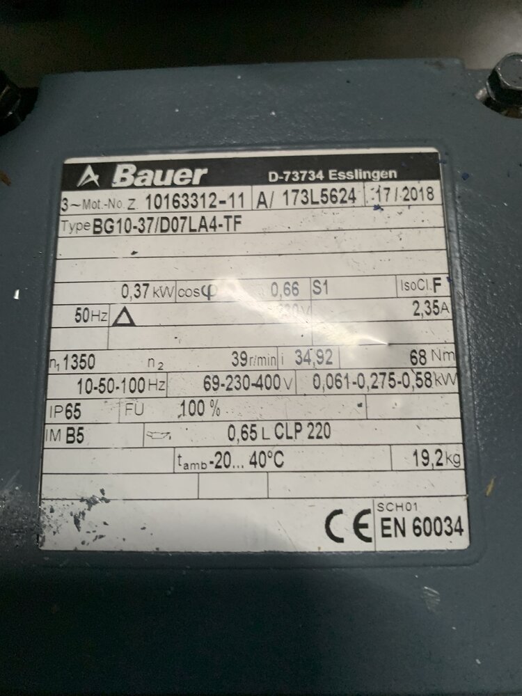 Bauer BG10-37/D07LA4-TF