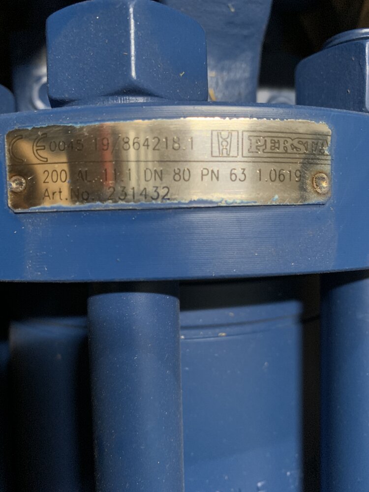 PERSTA 200 АL 11.1 DN80 PN63 1.0619