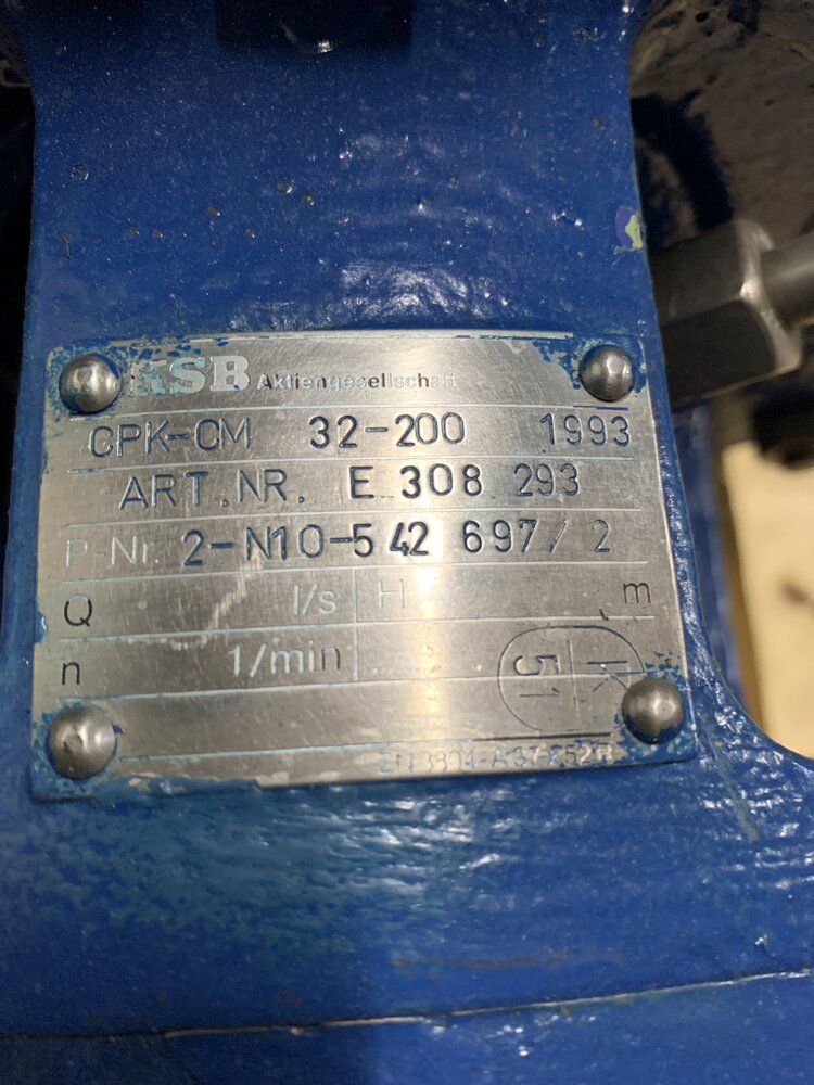 KSB CPK-CM 32-200    1993