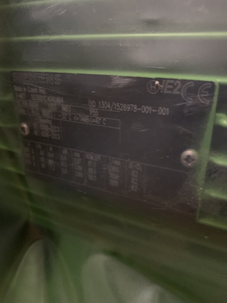 Siemens +Reitz Motor: 1LE10011CAO40AB4; Ventilator: MXE 063-002030-00 - Bild 2