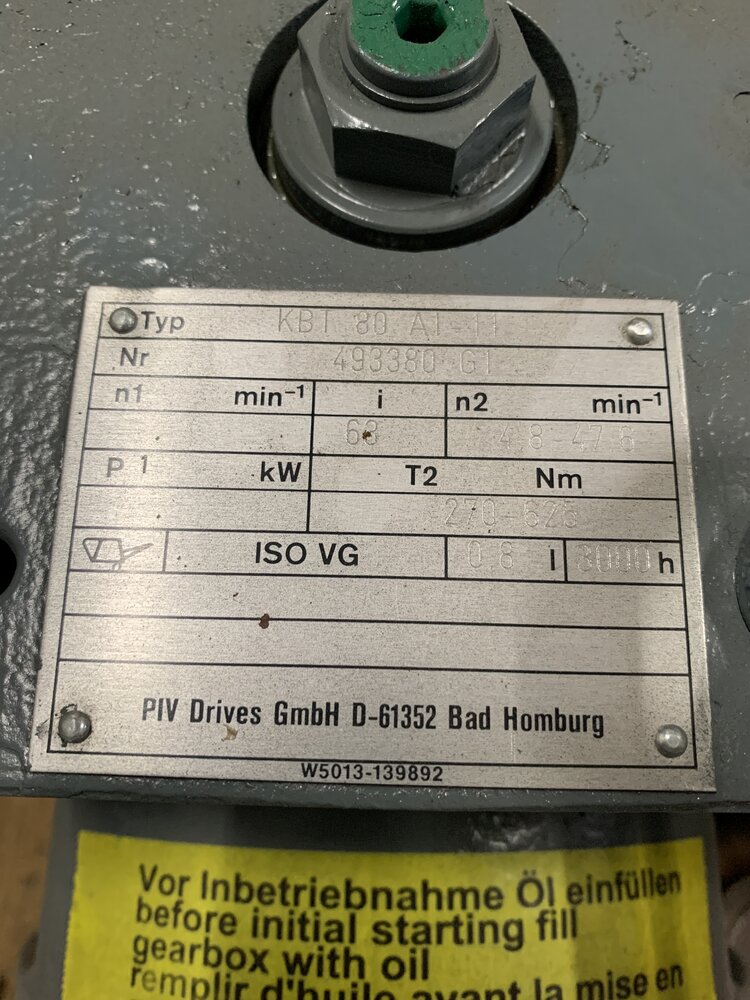 Siemens +PIV Motor Siemens + редуктор PIV - Bild 2