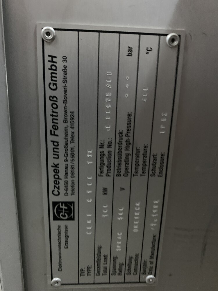 Czepek und Fentroß CLKI C 160 T 78