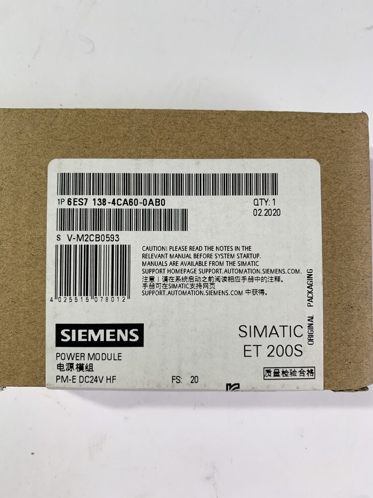 Siemens 6ES7 138-4CA60-0AB0