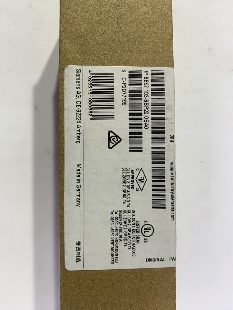 Siemens 6ES7 193-6BP20-0DA0