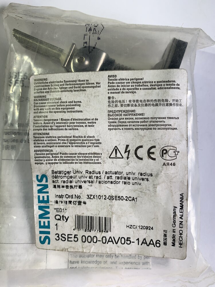 Siemens 3ZX1012-OSE50-2CA1